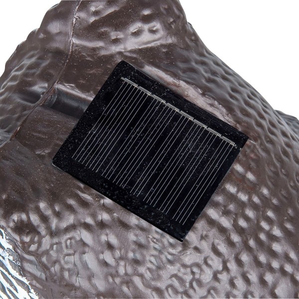 🦉 Búho Ahuyentador Solar 40cm - ¡Protege tu Huerto con Energía Solar! ✨